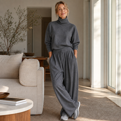 Felicia Bottini™ Set lounge con dolcevita morbido per un comfort raffinato