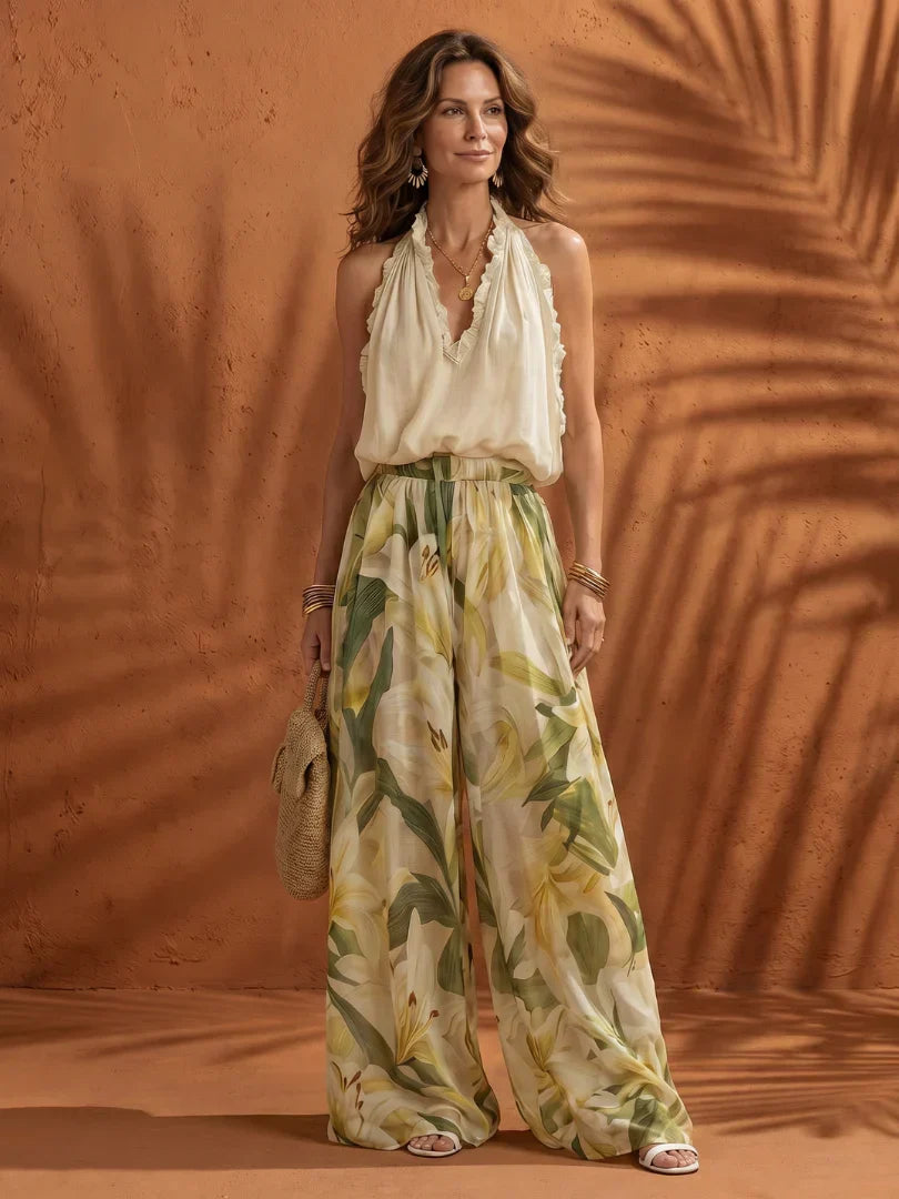 Felicia Ramazzotti™ Completo floreale leggero per le giornate calde