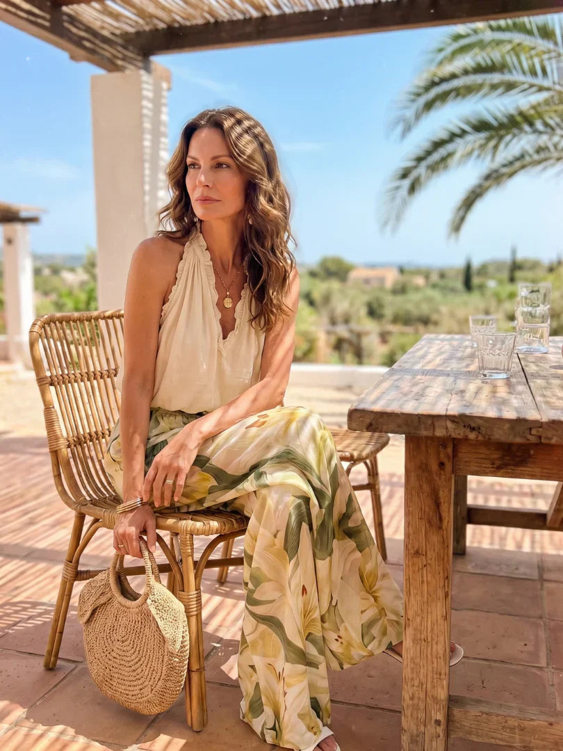 Felicia Ramazzotti™ Completo floreale leggero per le giornate calde