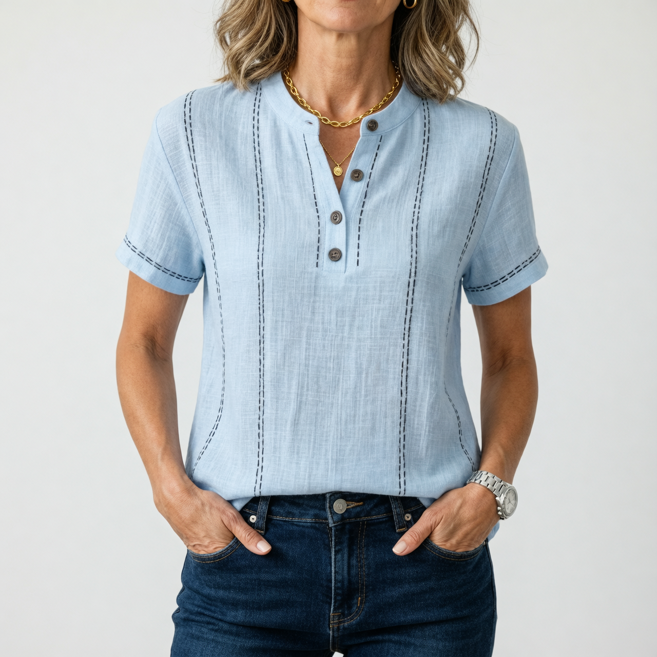 Fiammetta Brambati™ Vestito quotidiano traspirante e valorizzante la silhouette
