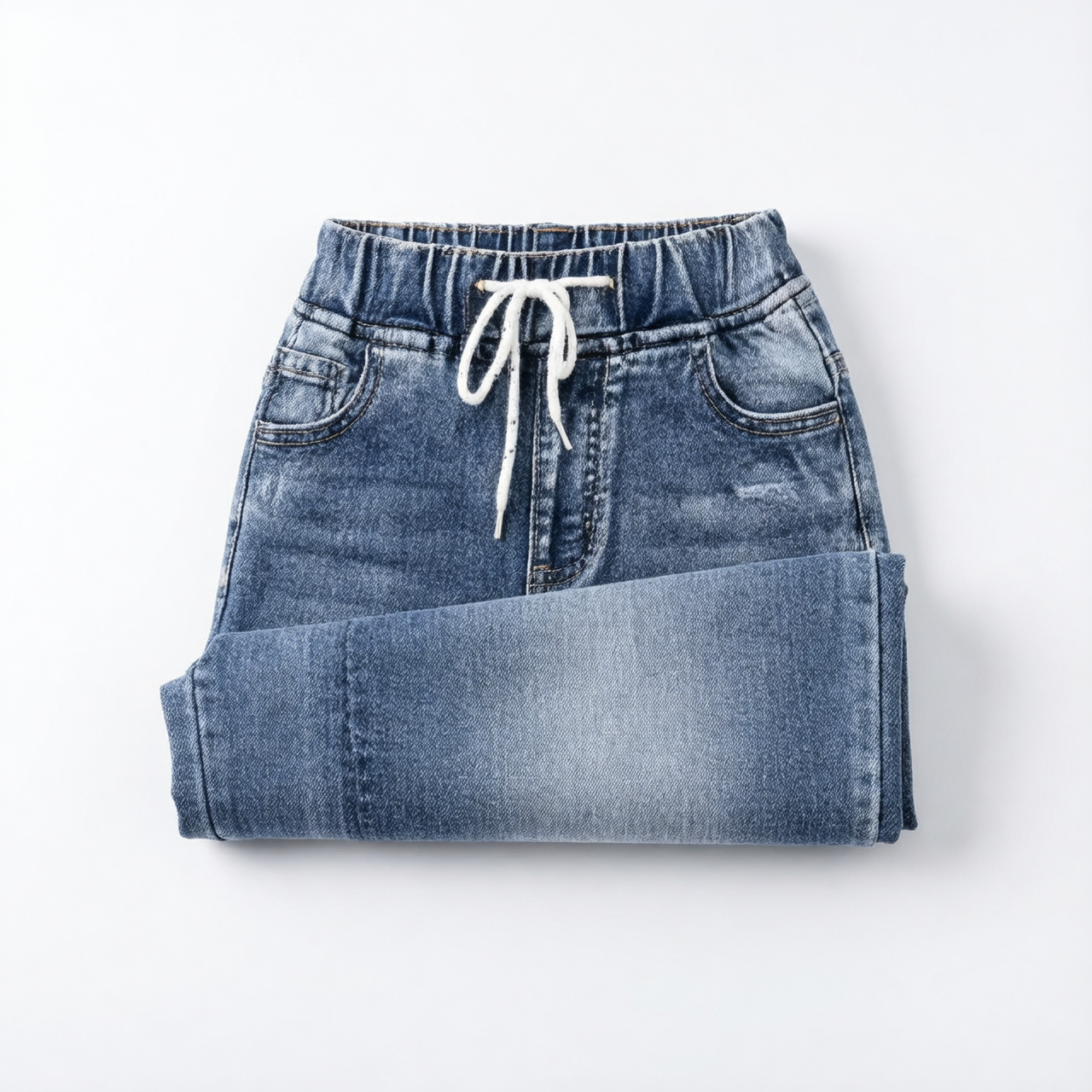 Flaminia Brentani™ Jeans a vita alta con coulisse senza sforzo