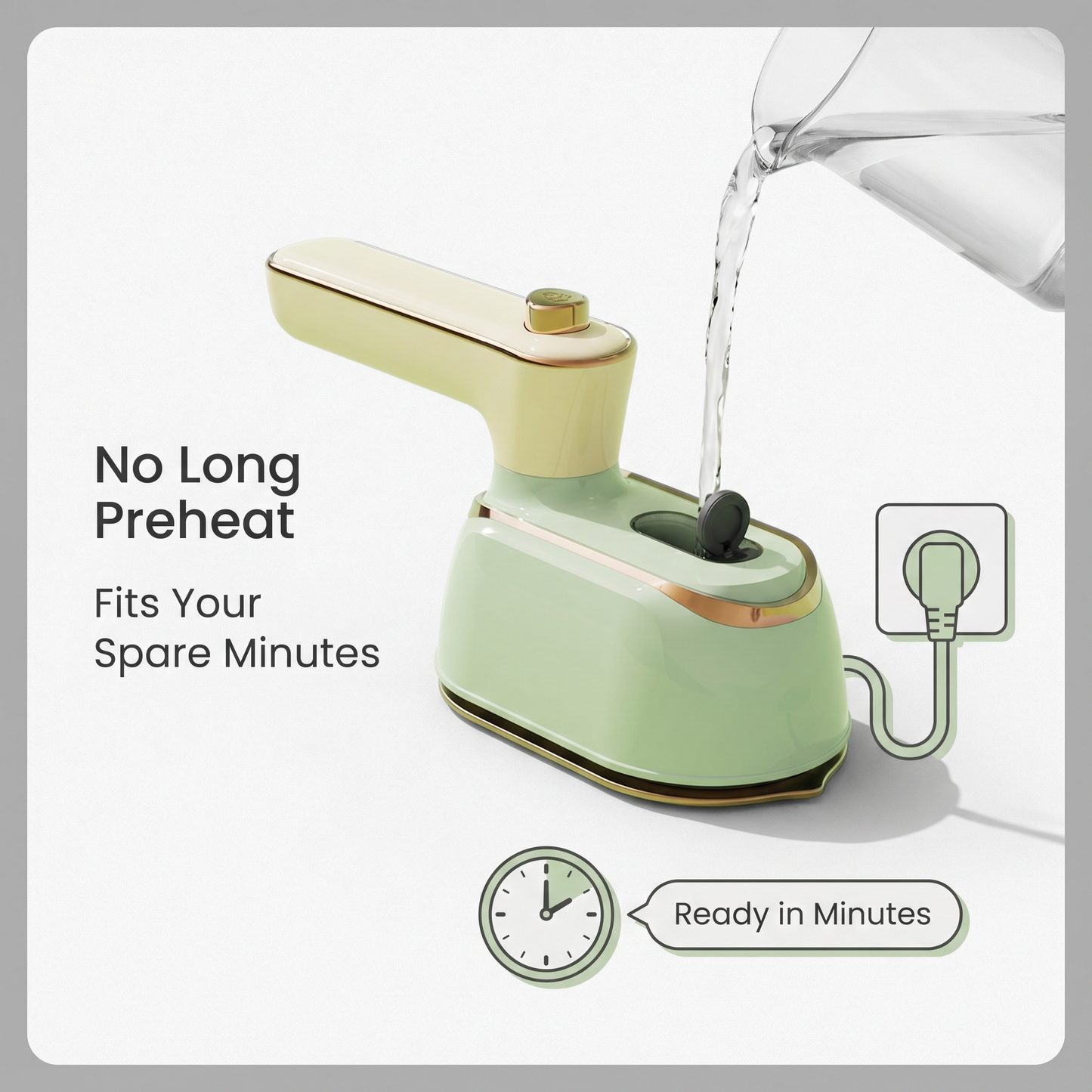 FlexSteam Pro™ Vaporizzatore portatile pieghevole per mattine senza grinze