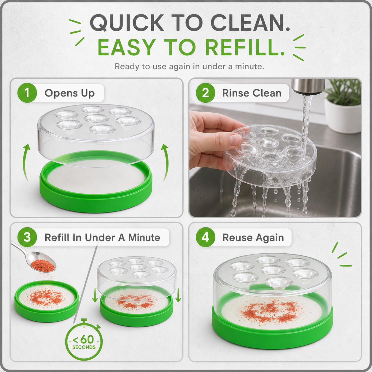 FlyAway Pro™ Trappola per mosche riutilizzabile per case senza prodotti chimici
