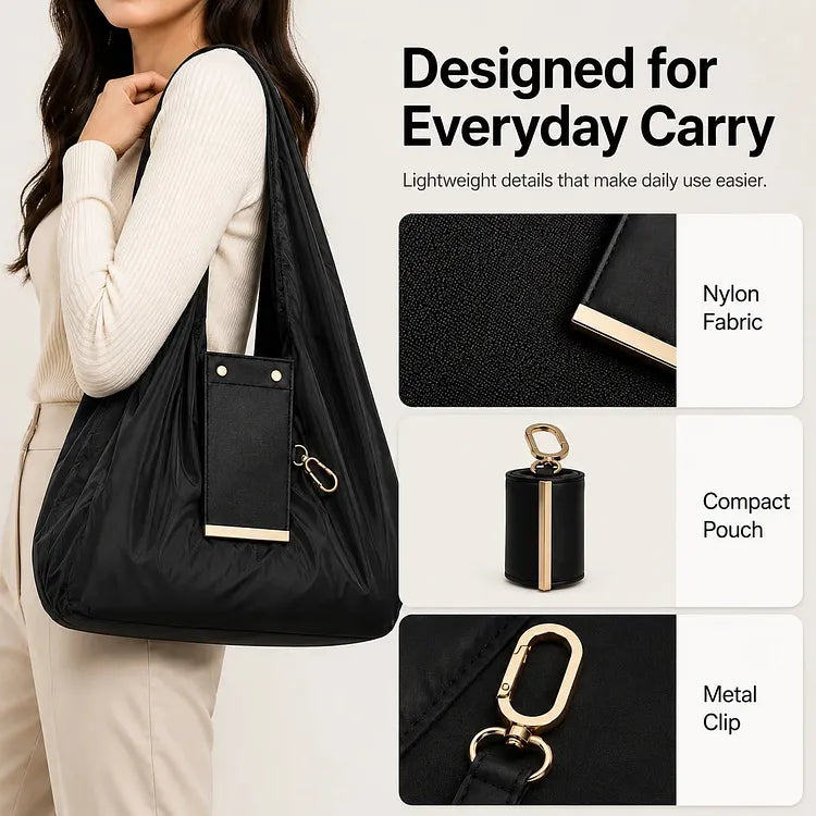 FoldKey™ Tote compatta da portachiavi per uso quotidiano