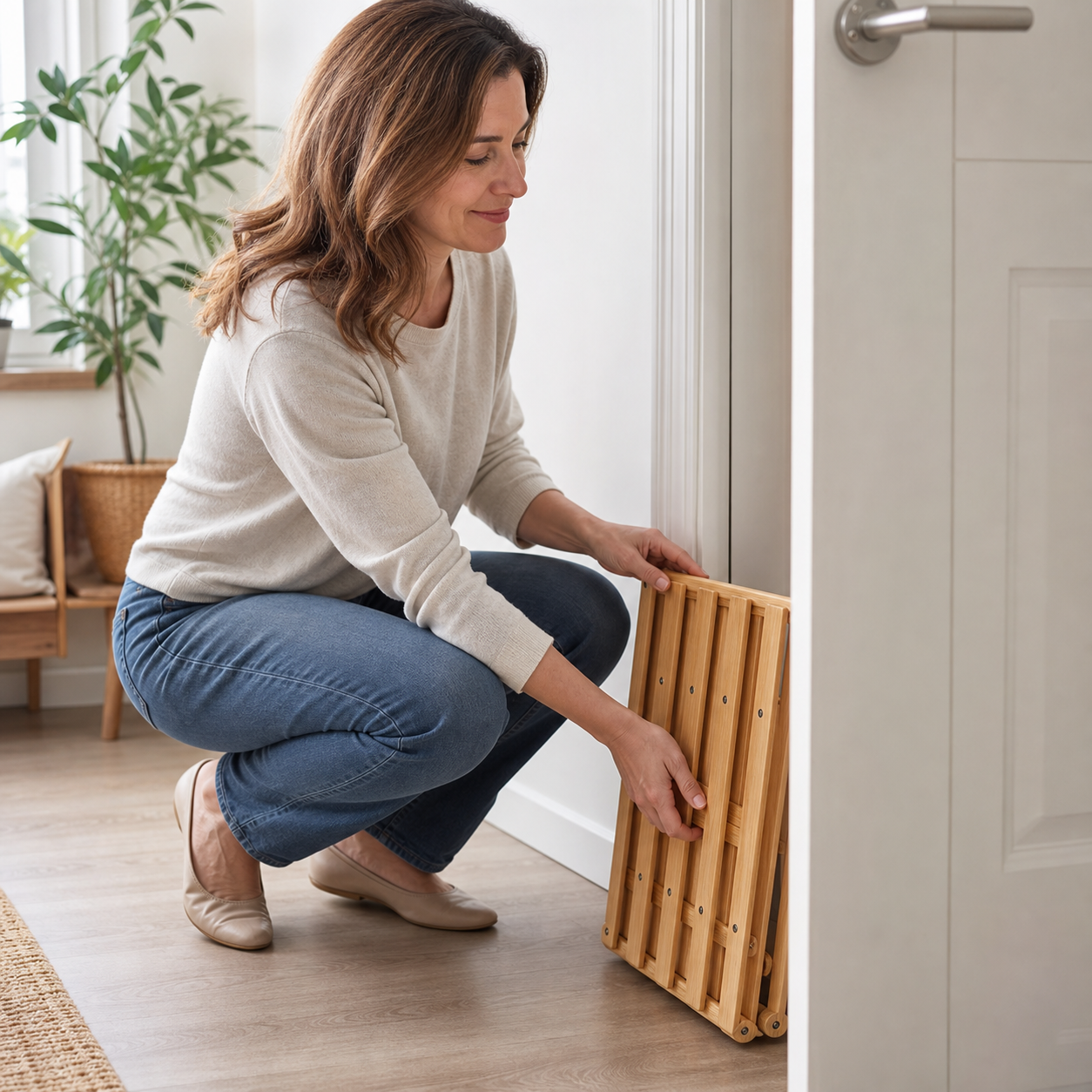 FoldNest™ Scarpiera pieghevole per ingressi ordinati