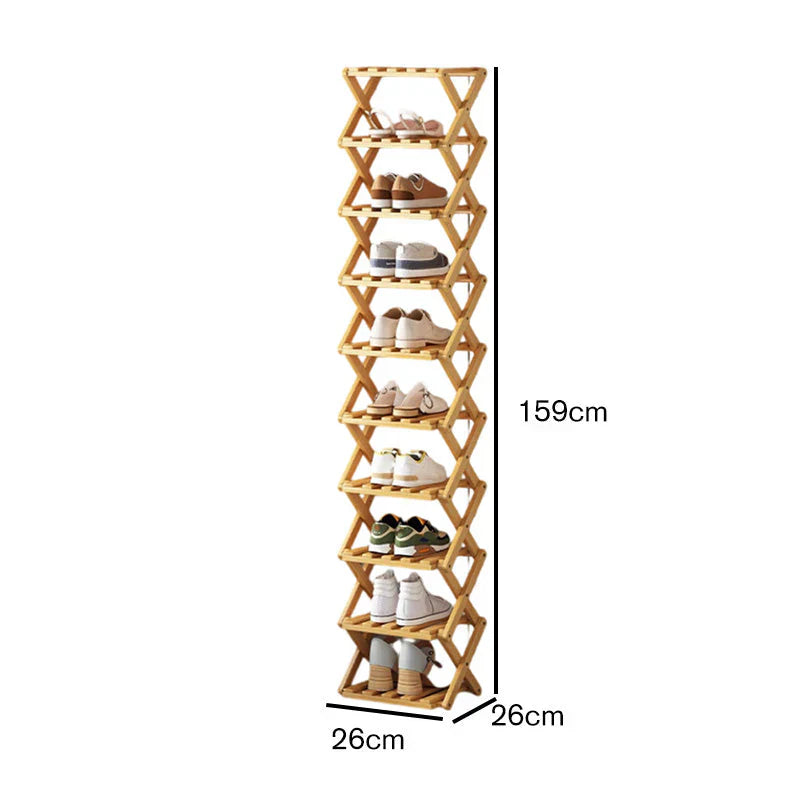 FoldNest™ Scarpiera pieghevole per ingressi ordinati