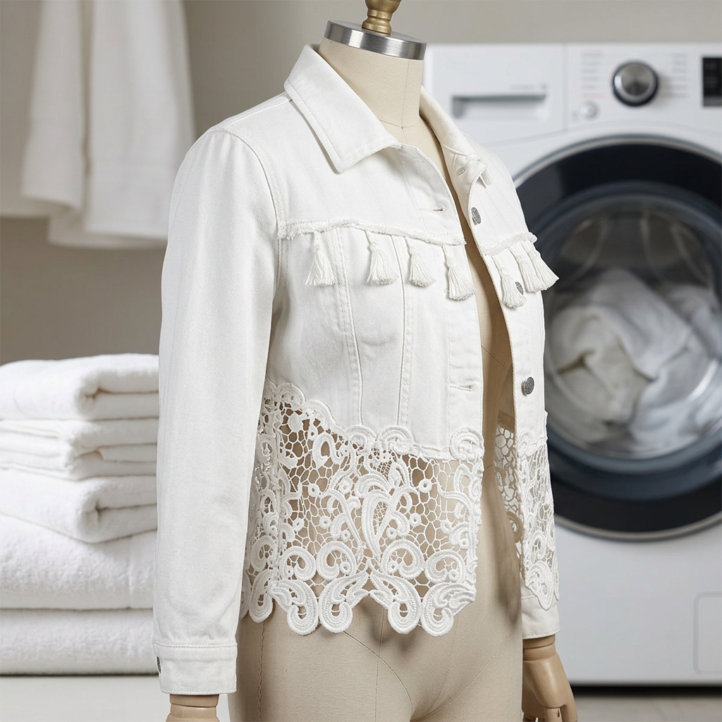 Gabriella Della Valle™ Giacca versatile con delicati inserti in pizzo