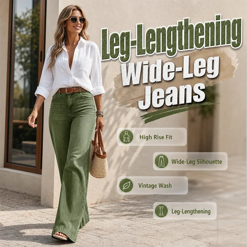 Gaia Iervolino™ Jeans a gamba larga per un look più slanciato