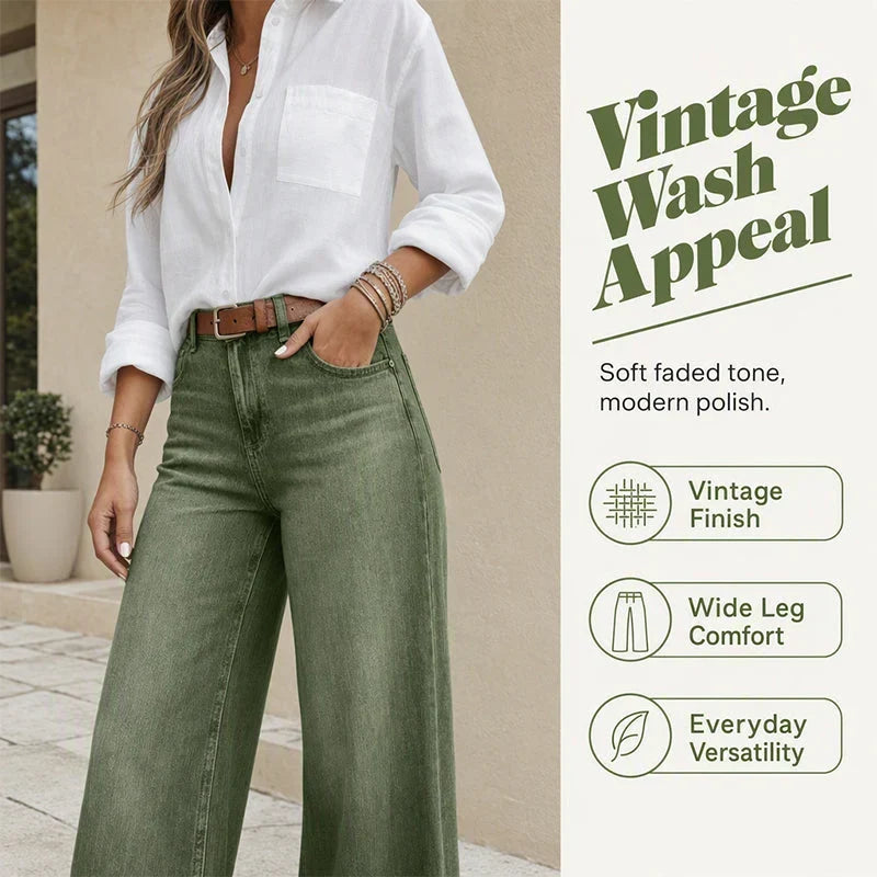 Gaia Iervolino™ Jeans a gamba larga per un look più slanciato
