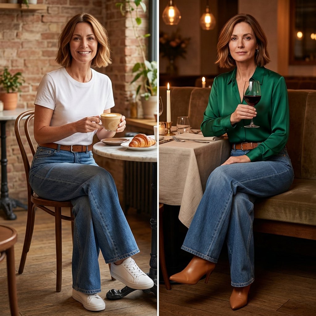 Gaia Iervolino™ Jeans a gamba larga per un look più slanciato