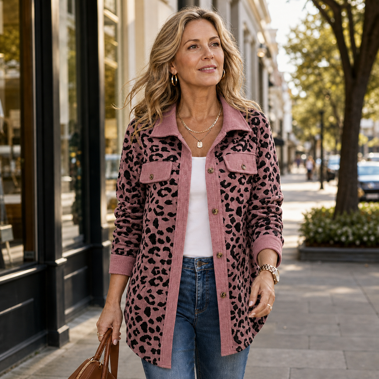 Galatea Belmonte™ Cardigan animalier per look stratificati senza sforzo