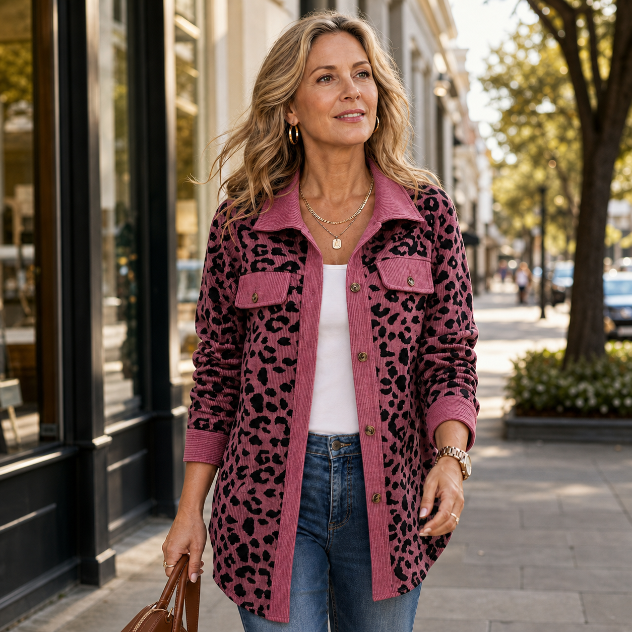 Galatea Belmonte™ Cardigan animalier per look stratificati senza sforzo