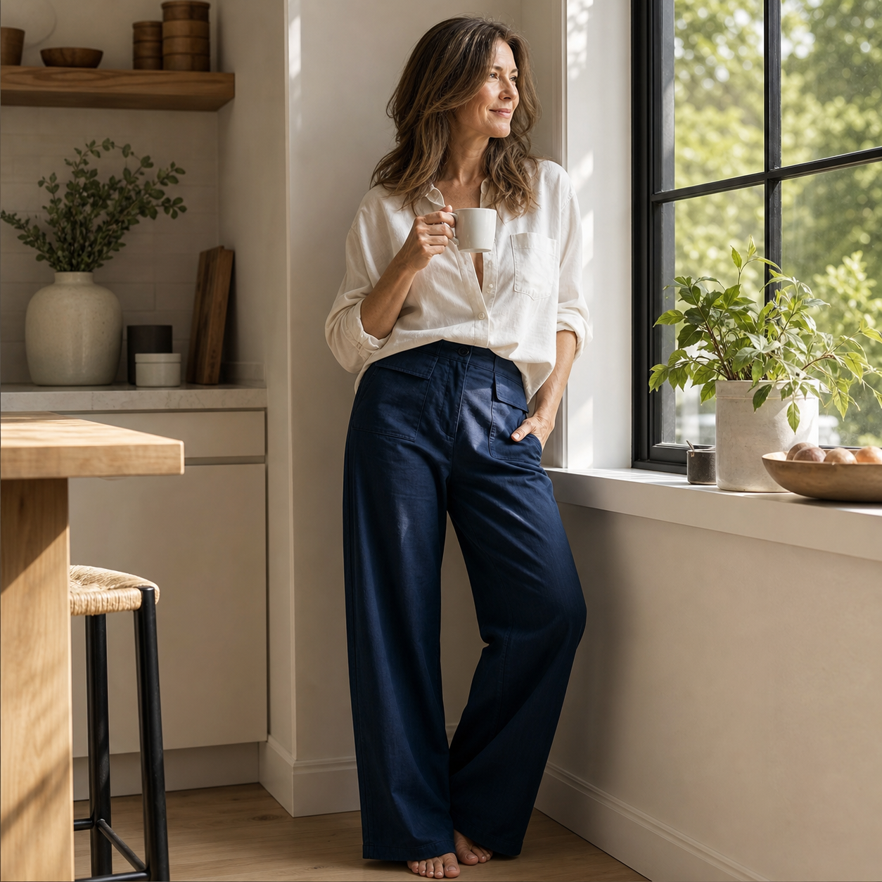 Galatea Sciacca™ Pantaloni ampi versatili dal giorno alla sera