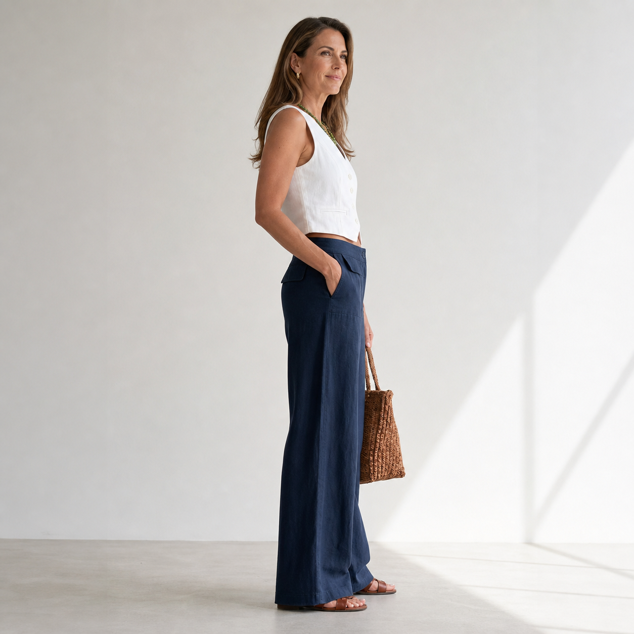 Galatea Sciacca™ Pantaloni ampi versatili dal giorno alla sera