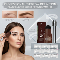 BrowStamp™ Kit stencil e timbro per sopracciglia di precisione