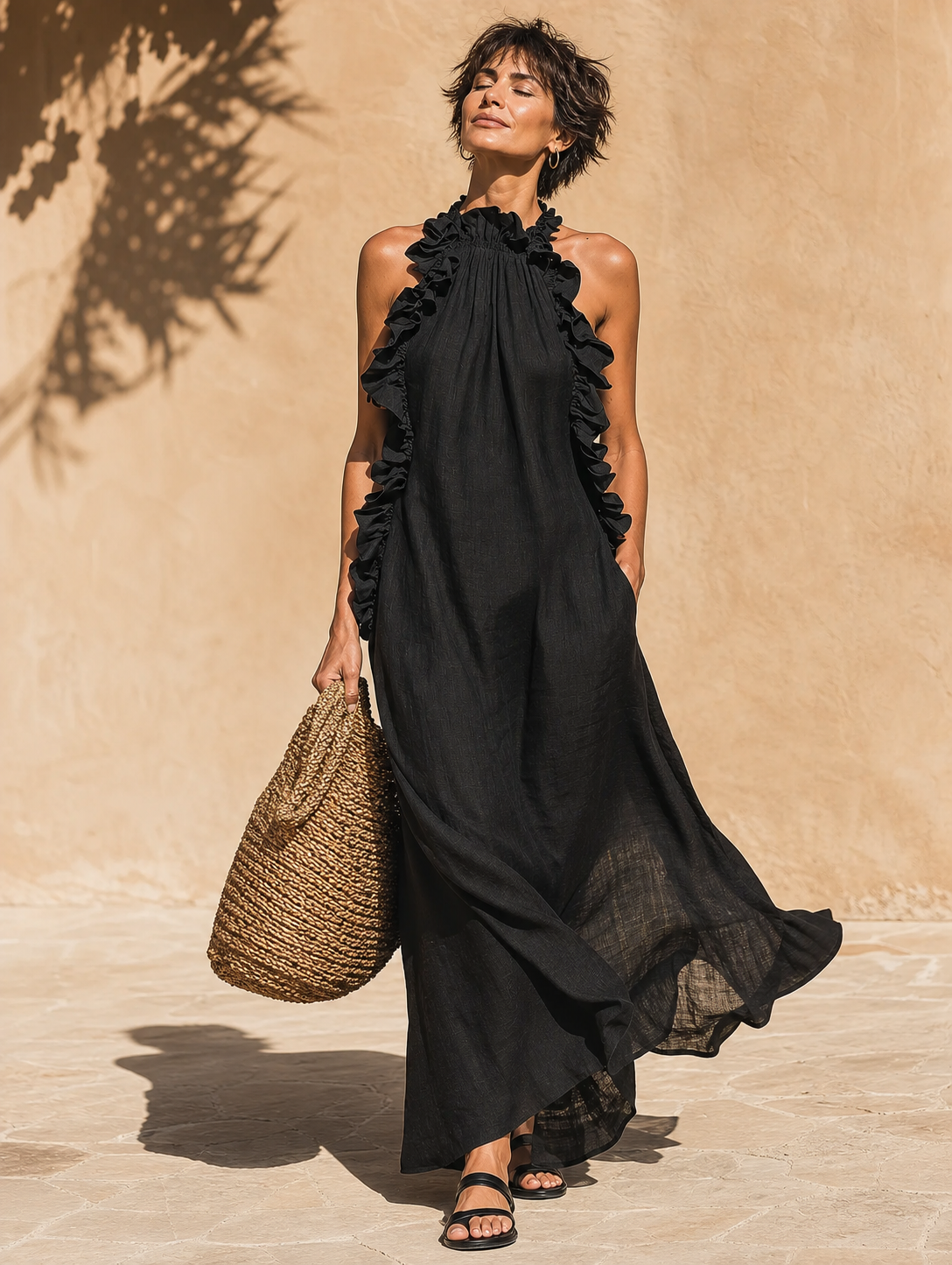 Gladys™ Abito maxi leggero per le giornate calde