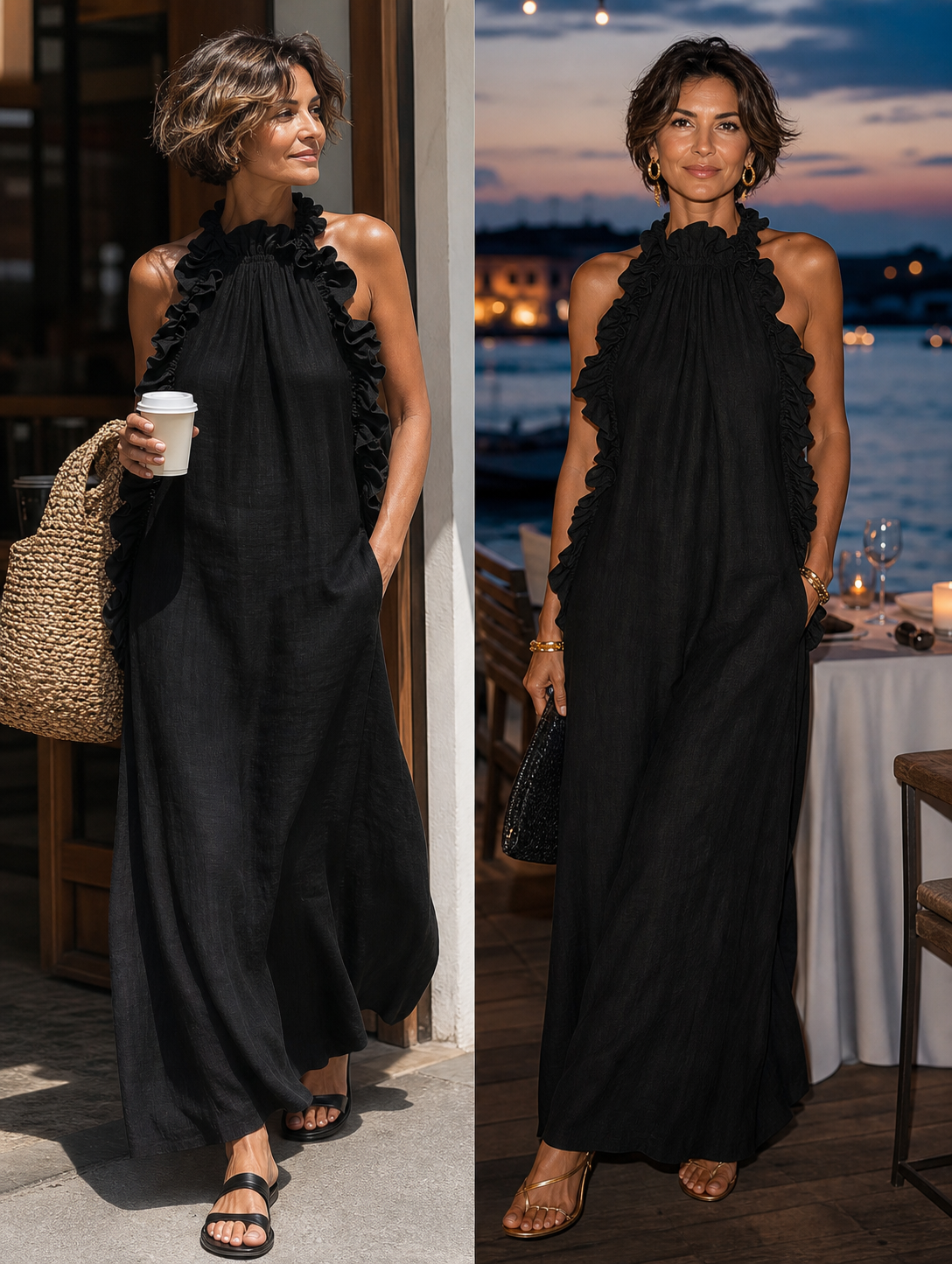 Gladys™ Abito maxi leggero per le giornate calde