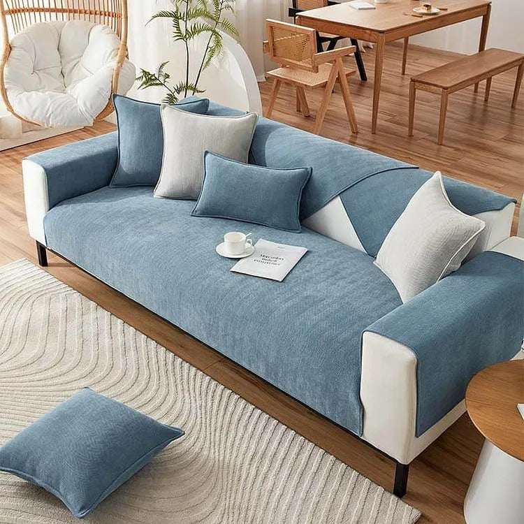 GripSoft™ Copridivano in chenille antiscivolo