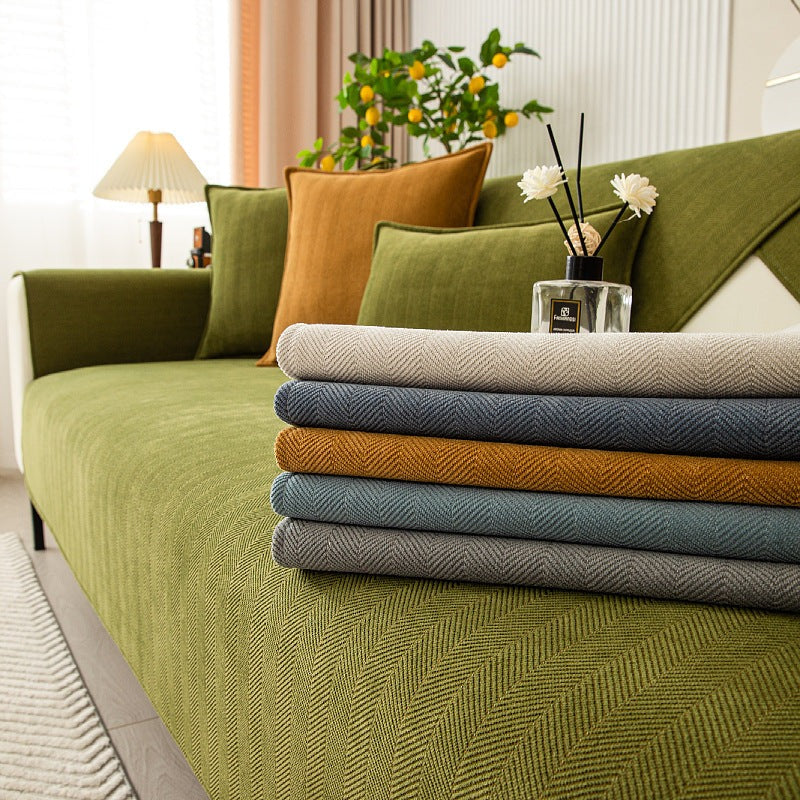 GripSoft™ Copridivano in chenille antiscivolo