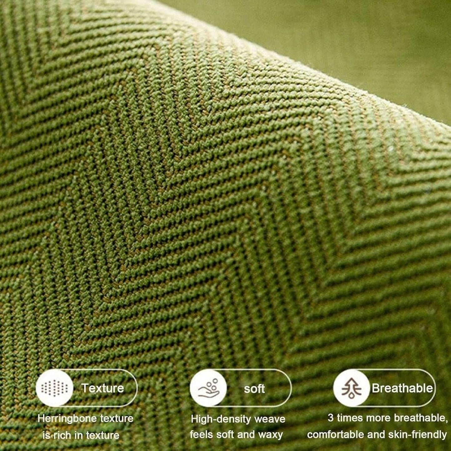 GripSoft™ Copridivano in chenille antiscivolo