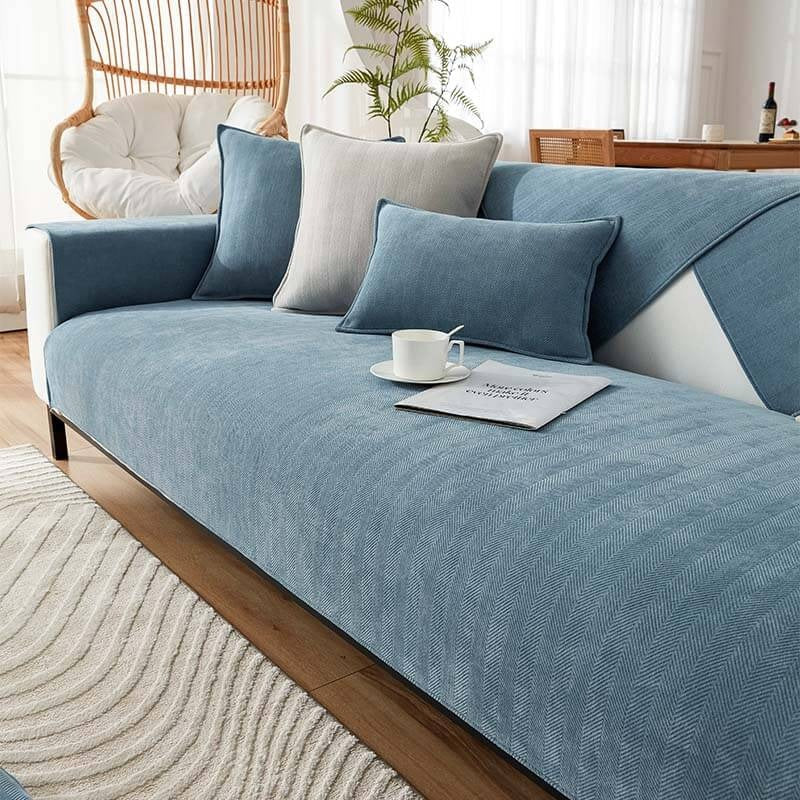 GripSoft™ Copridivano in chenille antiscivolo