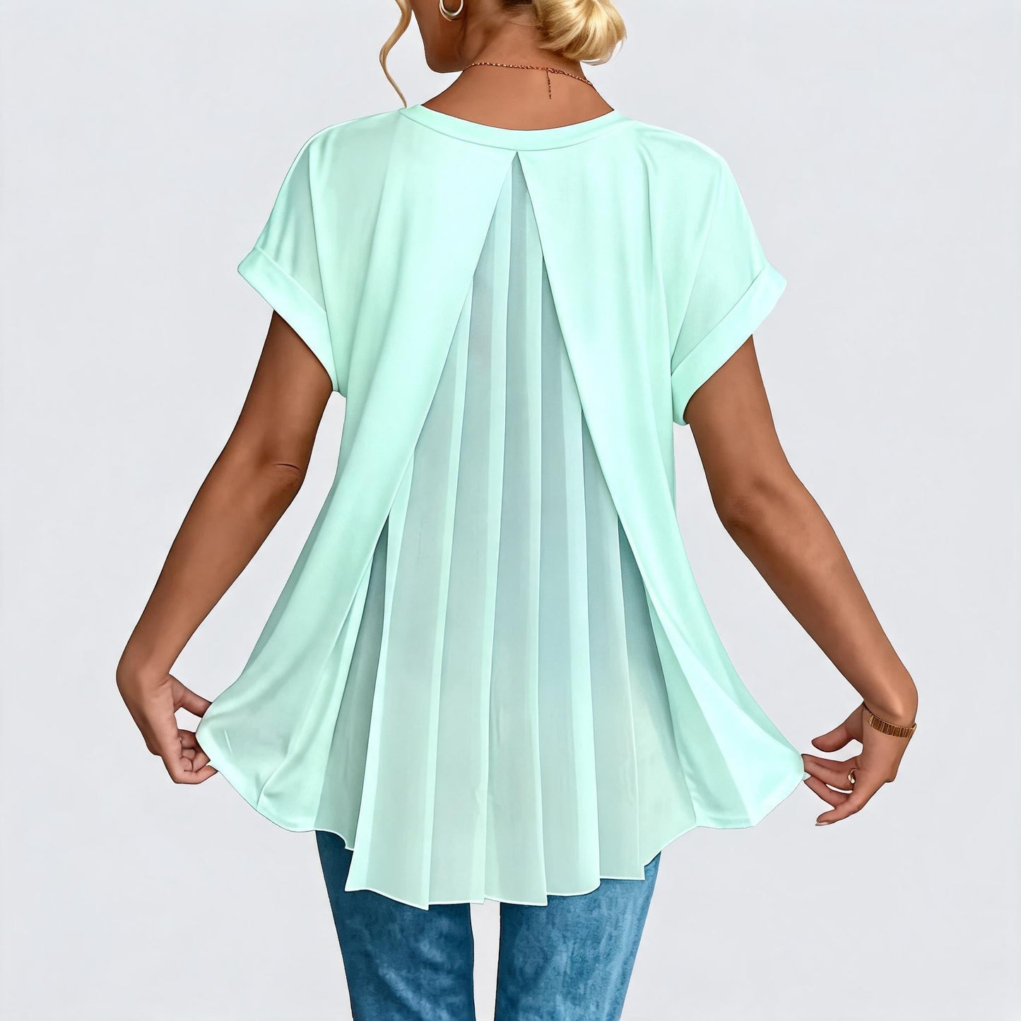 Hoveline™ T-shirt colorblock relaxed fit da tutti i giorni