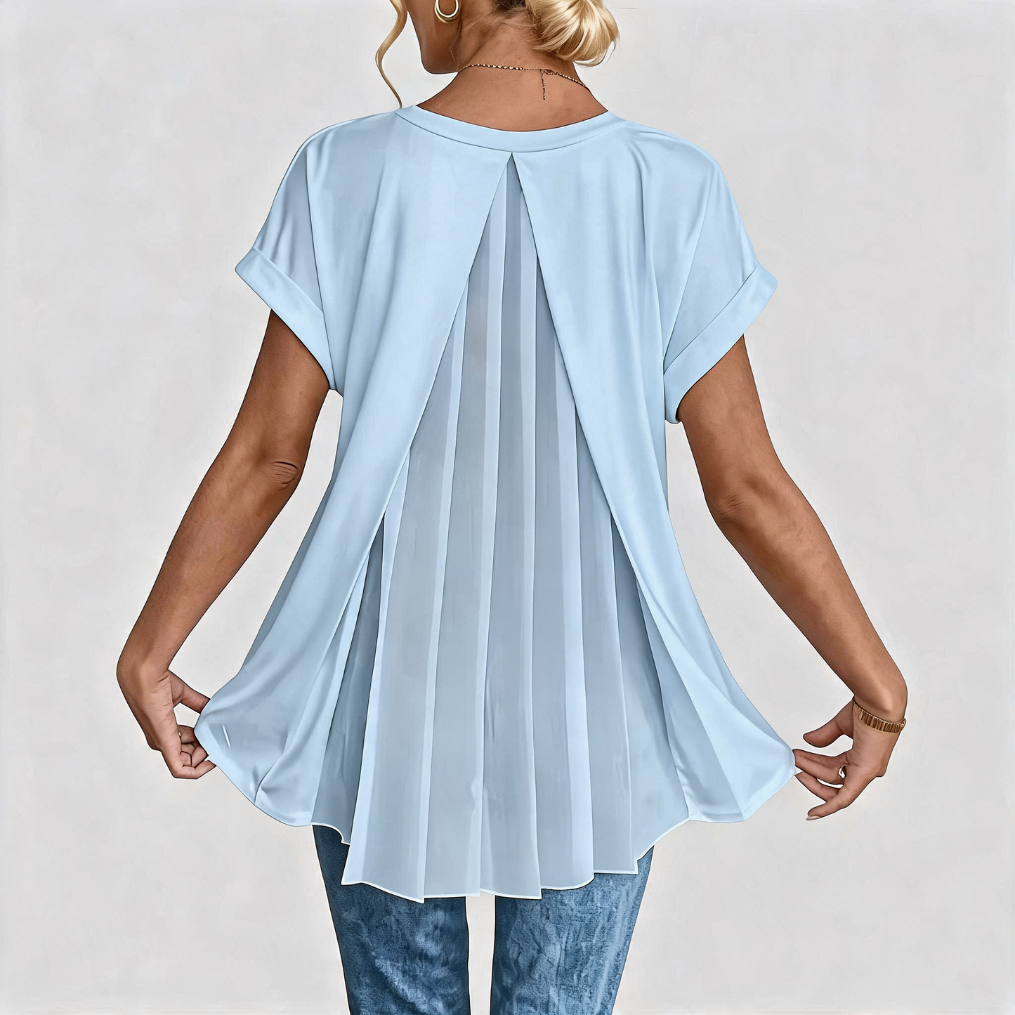 Hoveline™ T-shirt colorblock relaxed fit da tutti i giorni