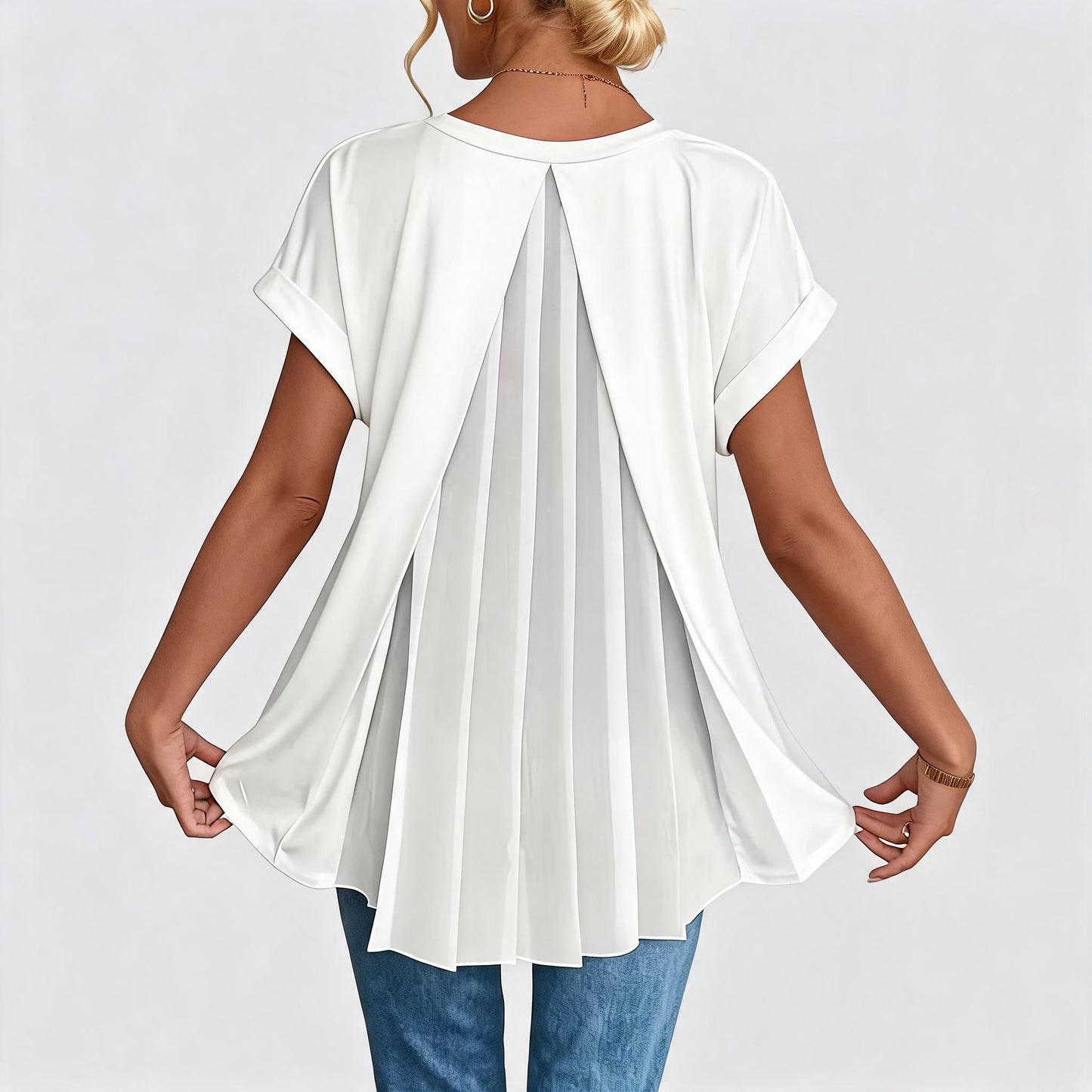 Hoveline™ T-shirt colorblock relaxed fit da tutti i giorni