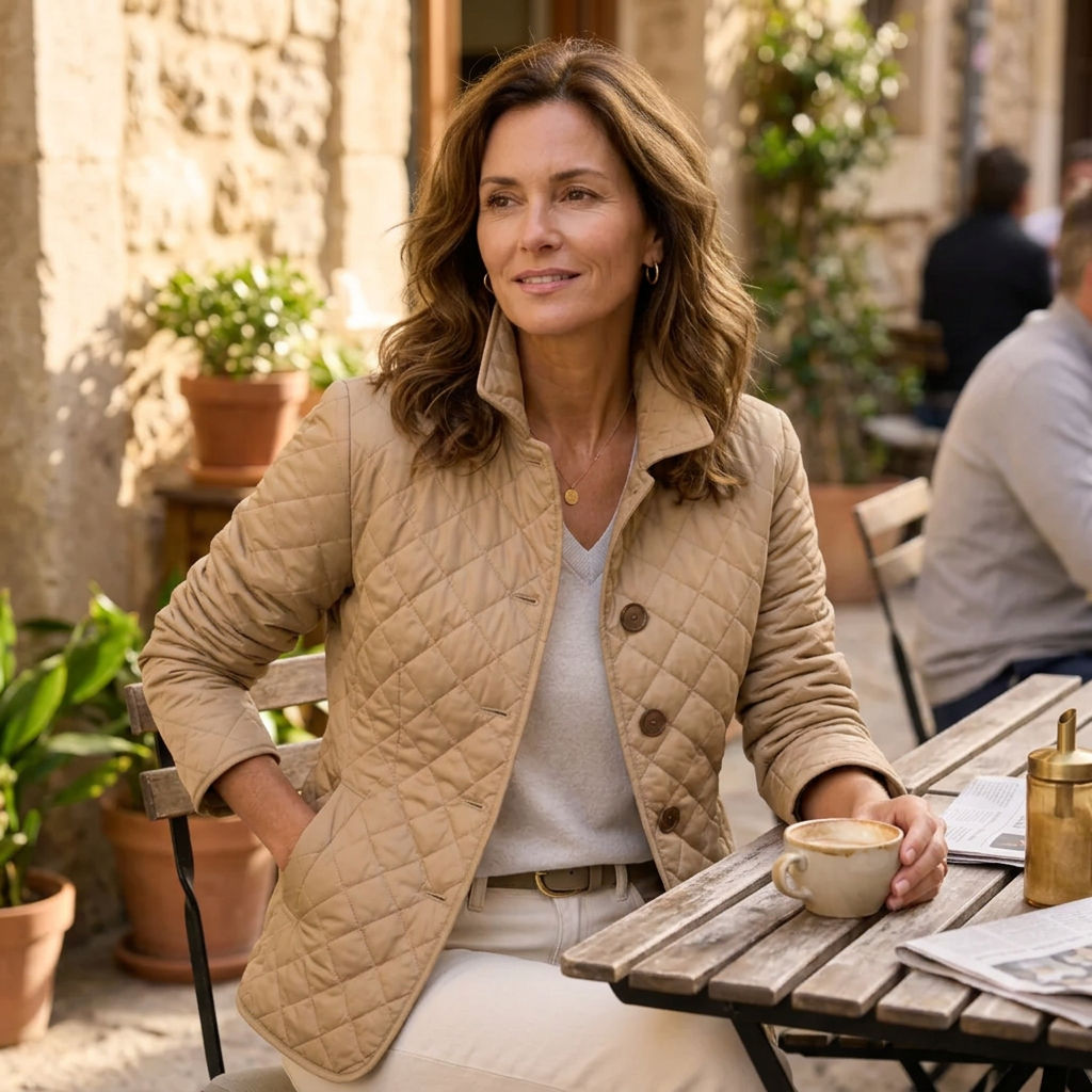 Ida Amato™ Giacca trapuntata leggera per un layering senza sforzo