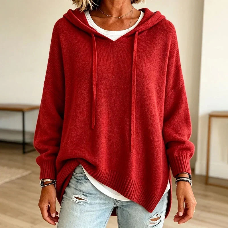 Ida Angelini™ Felpa con cappuccio comoda per ogni giorno