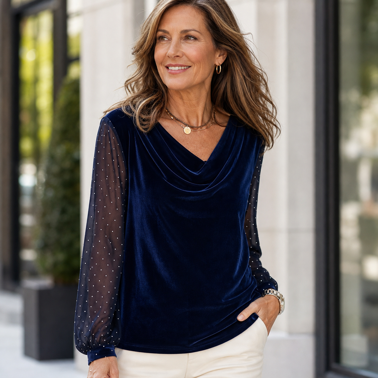 Ilaria Belmonte™ Blusa elegante per uno stile senza sforzo