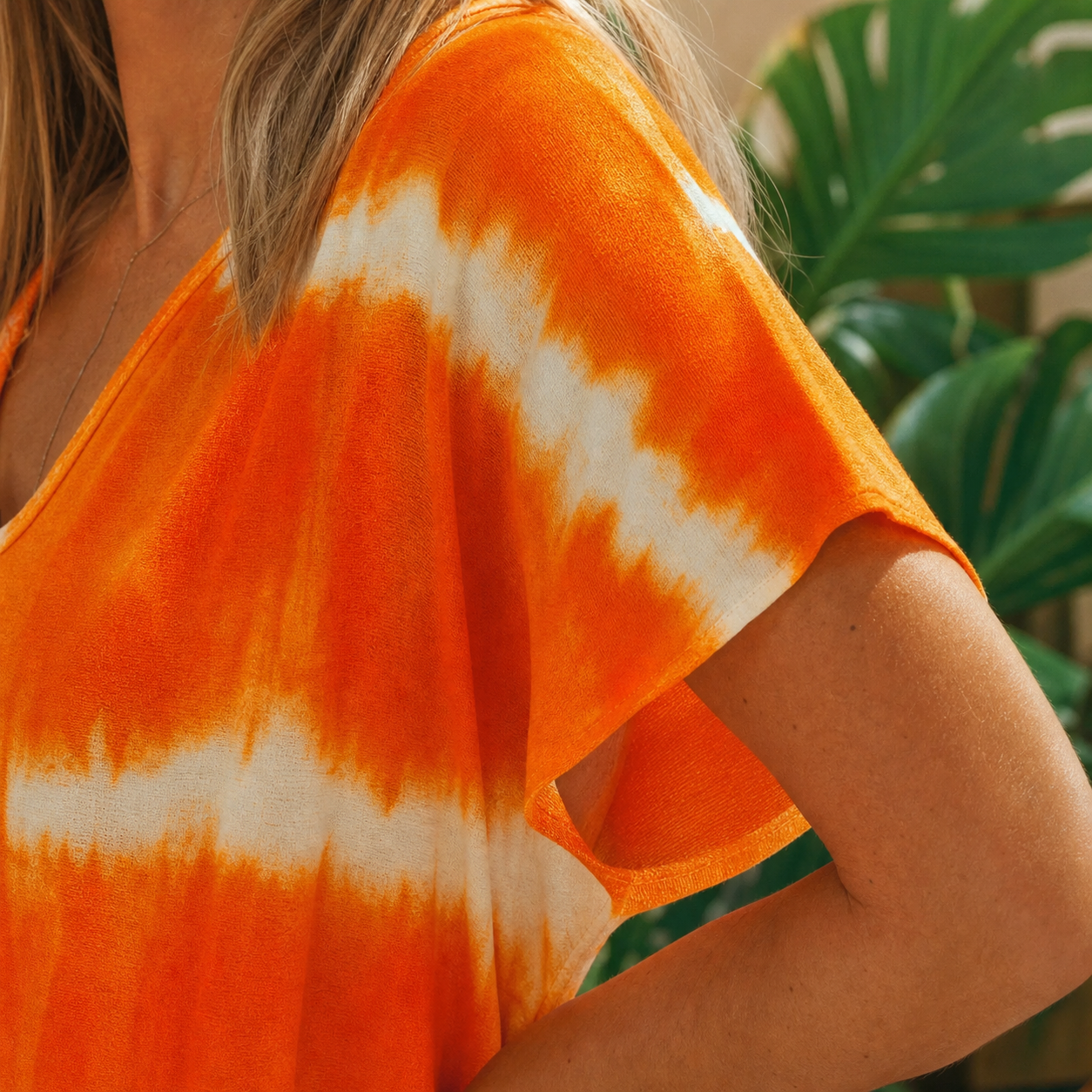 Ilaria Violante™ Abito estivo batik a righe traspirante