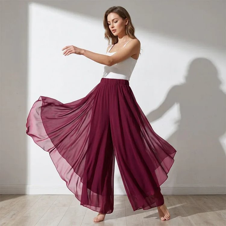 Ilda Brentani™ Pantaloni a gamba larga eleganti da sera