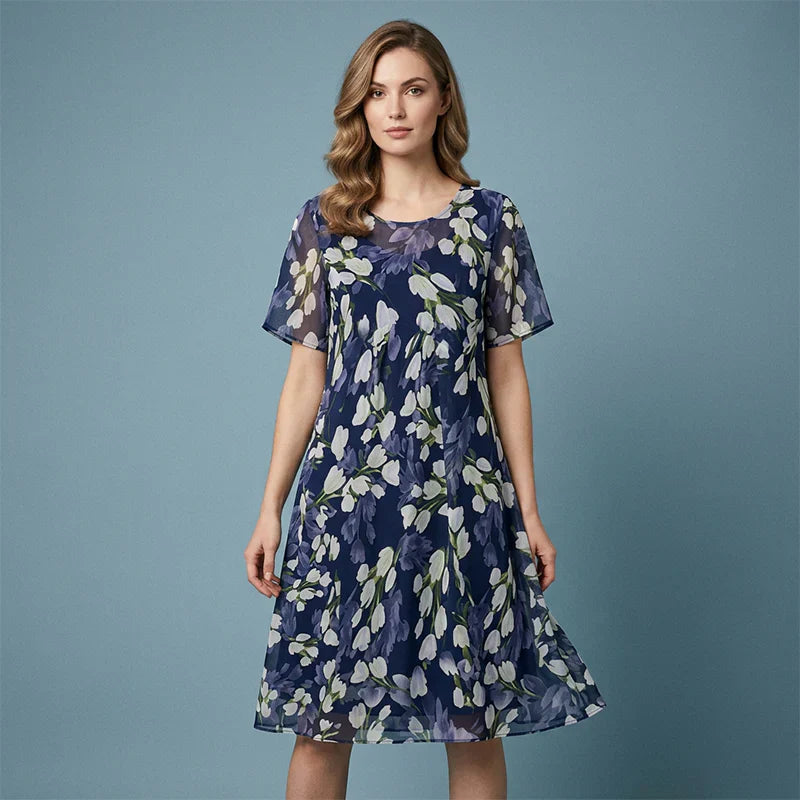 Immacolata Cardillo™ Abito elegante a trapezio al ginocchio