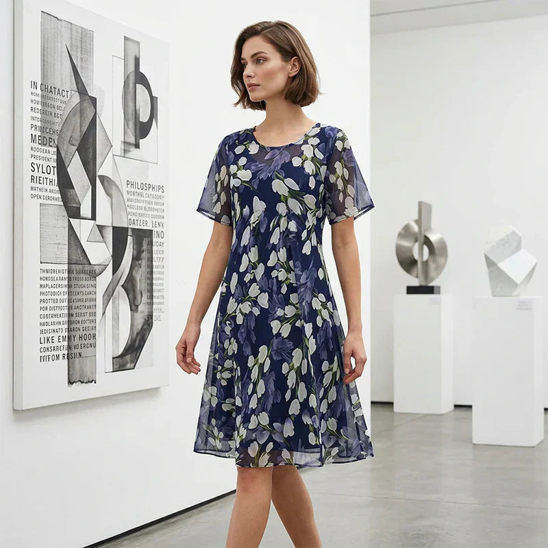 Immacolata Cardillo™ Abito elegante a trapezio al ginocchio