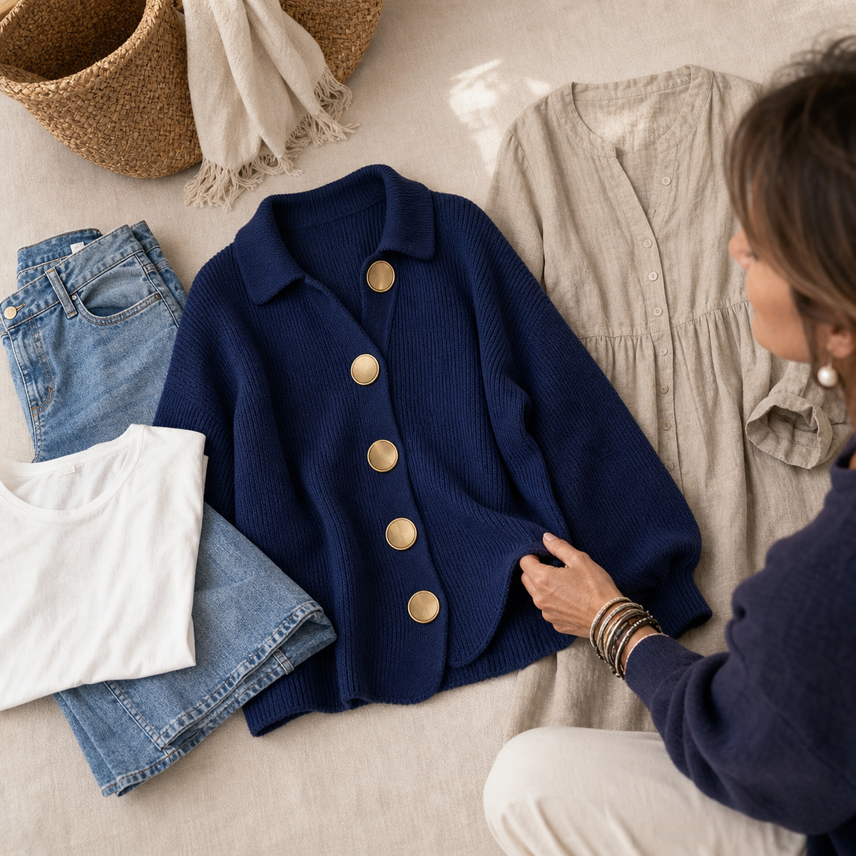 Innocenza Spagnolo™ Cardigan morbido per layering senza sforzo
