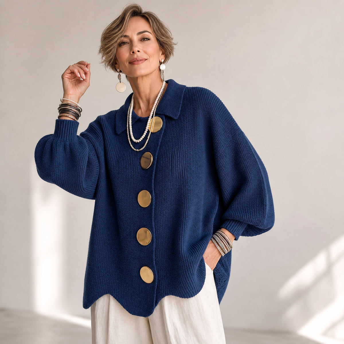 Innocenza Spagnolo™ Cardigan morbido per layering senza sforzo