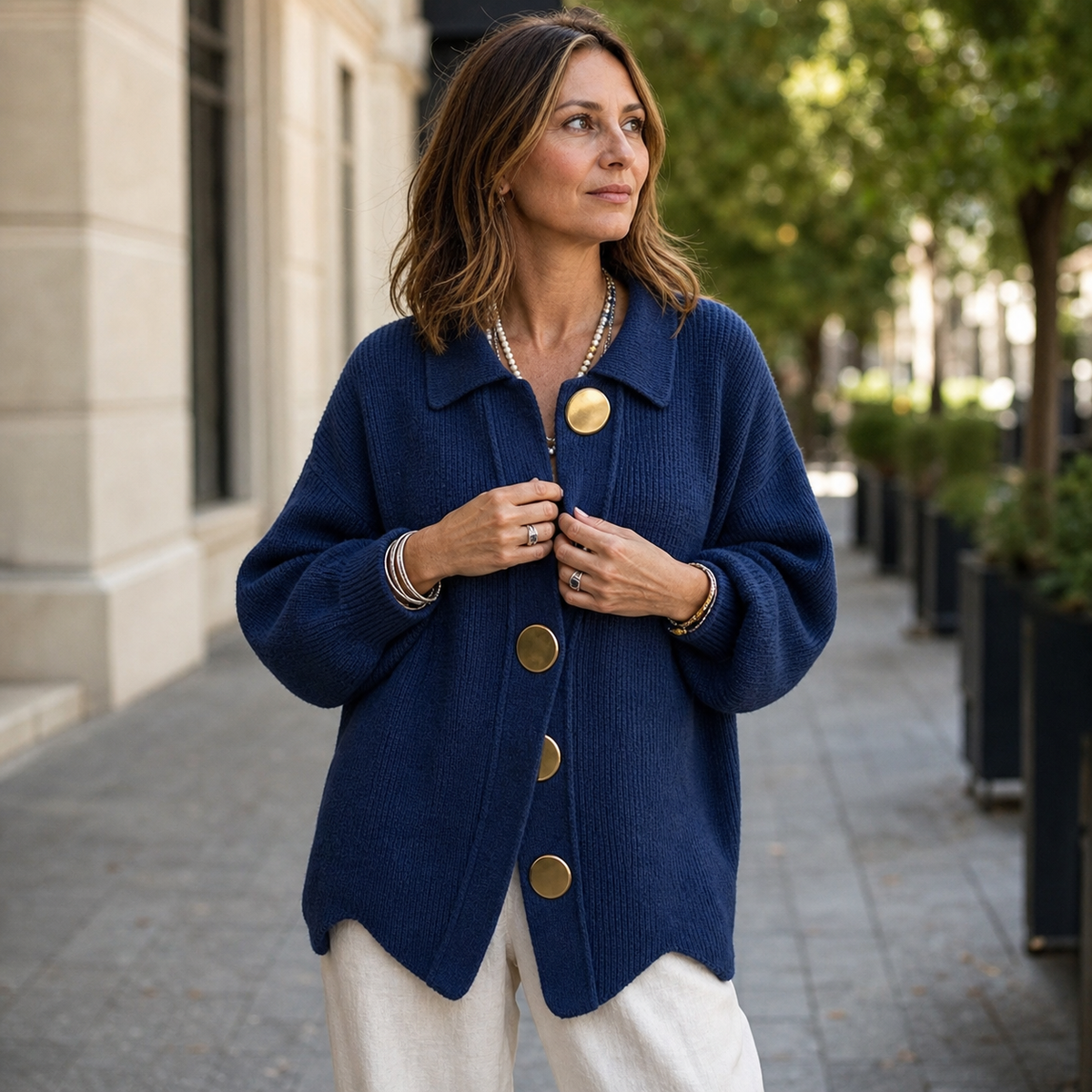 Innocenza Spagnolo™ Cardigan morbido per layering senza sforzo