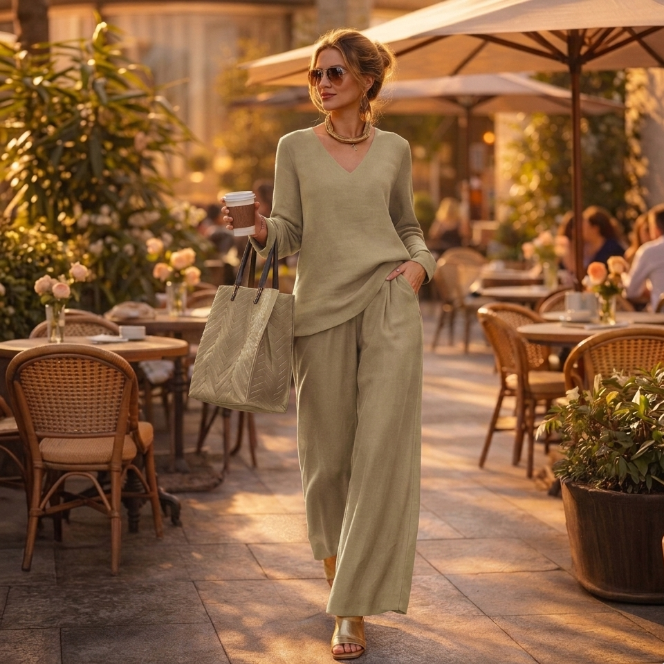 Isidora Carnevali™ Completo lounge raffinato per tutti i giorni