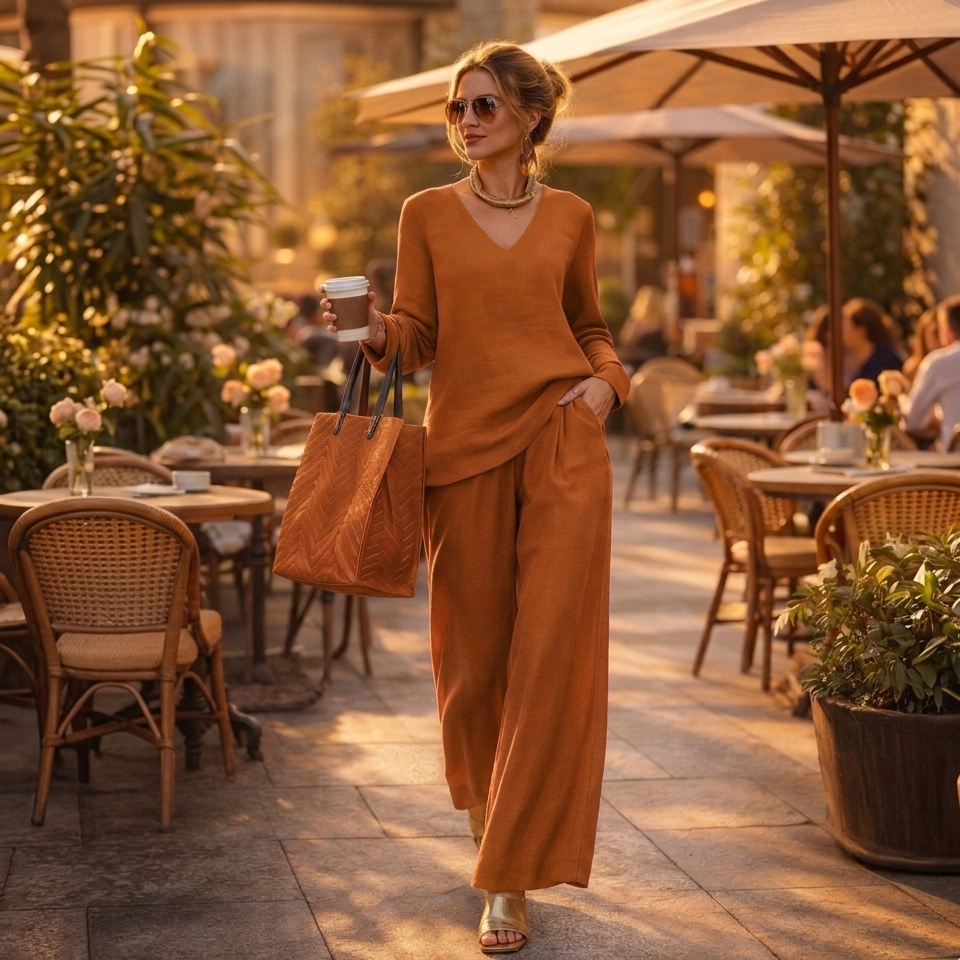 Isidora Carnevali™ Completo lounge raffinato per tutti i giorni
