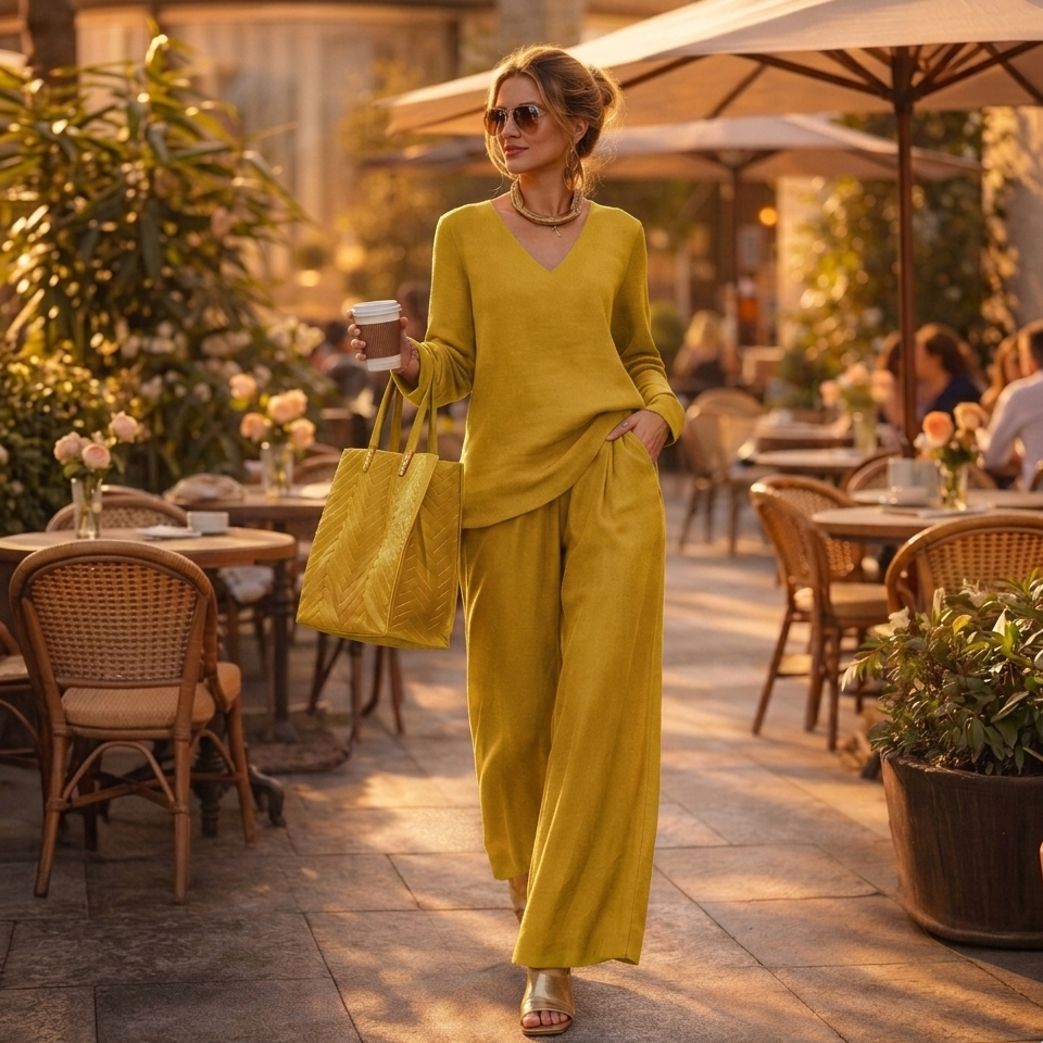 Isidora Carnevali™ Completo lounge raffinato per tutti i giorni
