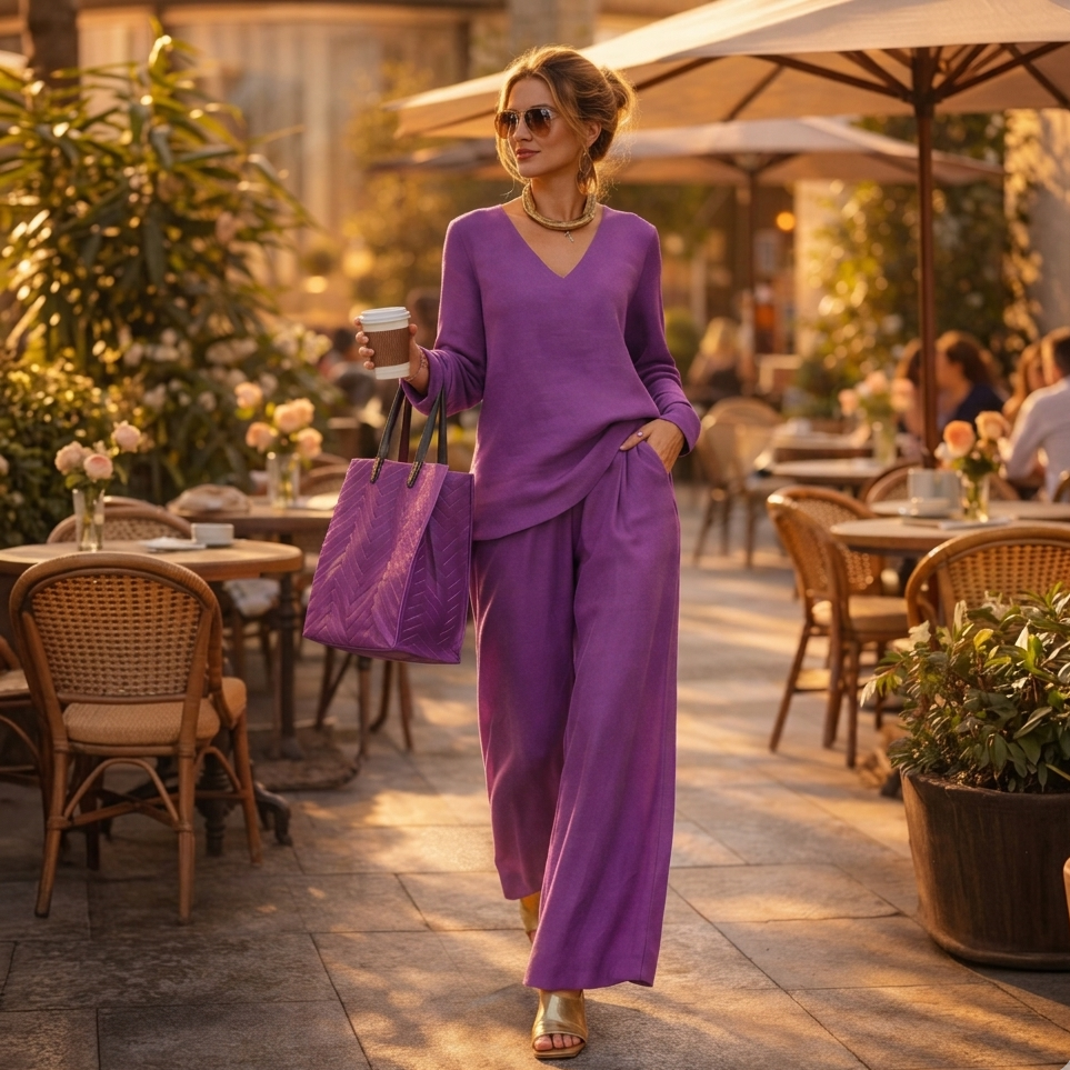 Isidora Carnevali™ Completo lounge raffinato per tutti i giorni