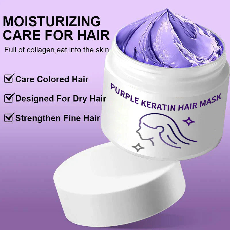 Keraglow™ Shampoo tonificante viola per biondi senza riflessi ramati