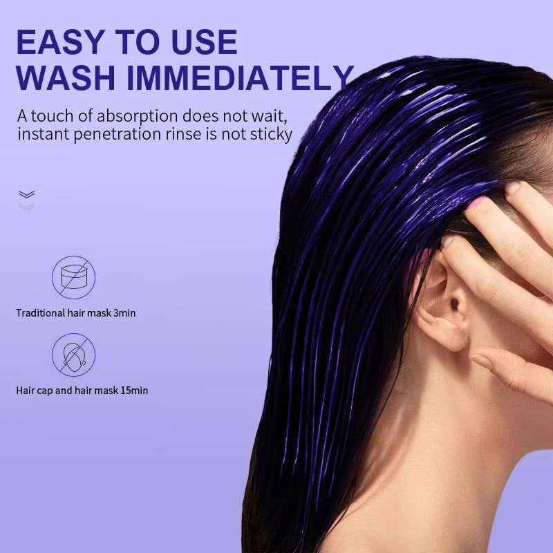 Keraglow™ Shampoo tonificante viola per biondi senza riflessi ramati