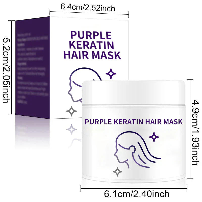 Keraglow™ Shampoo tonificante viola per biondi senza riflessi ramati