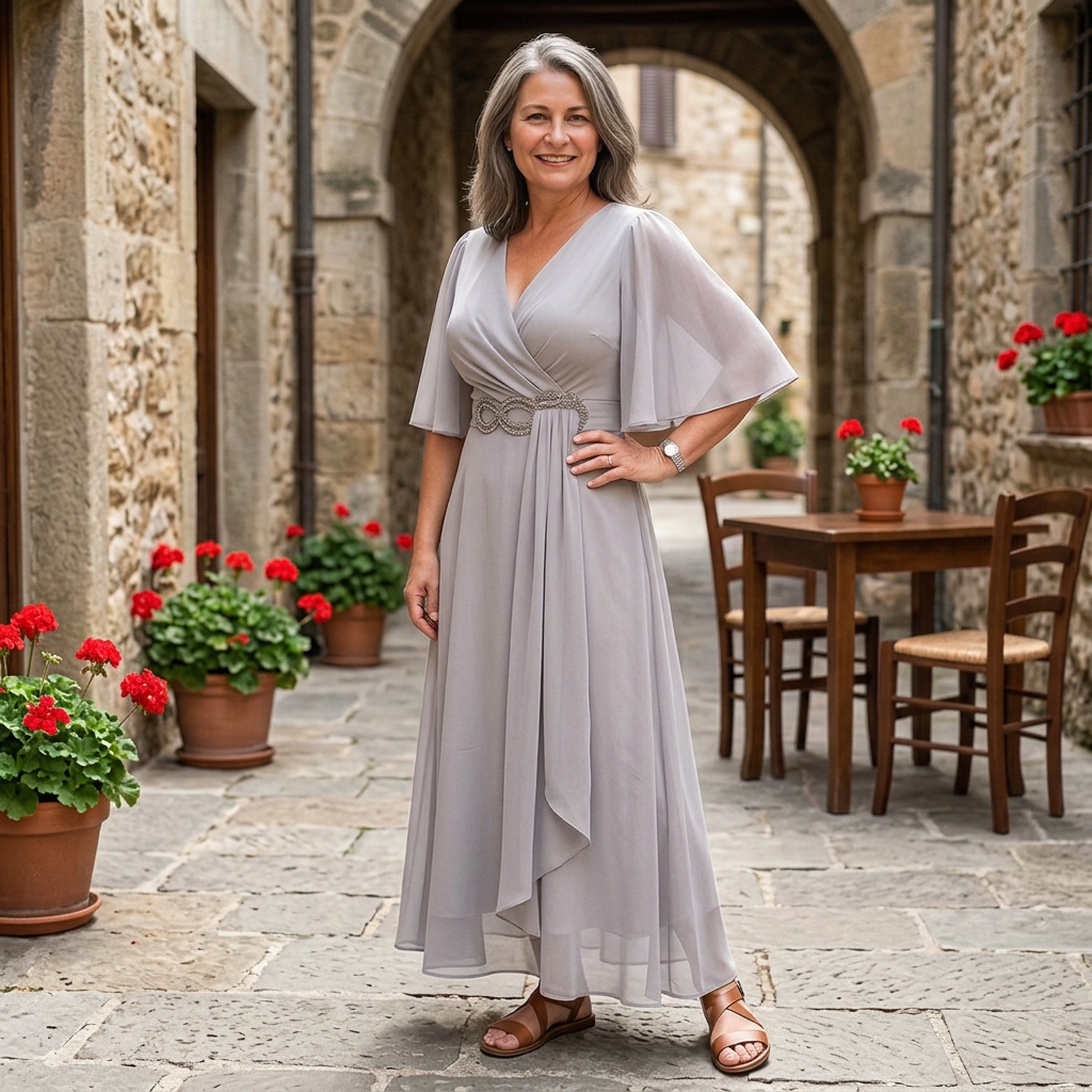 Lara Anastasi™ Vestito maxi elegante per uno stile estivo senza sforzo