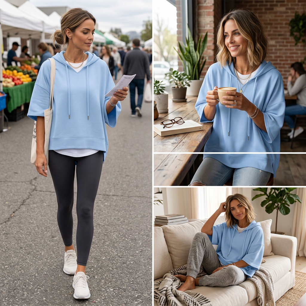 Lara Antinori™ Felpa relaxed a maniche ampie per uno stile senza sforzo