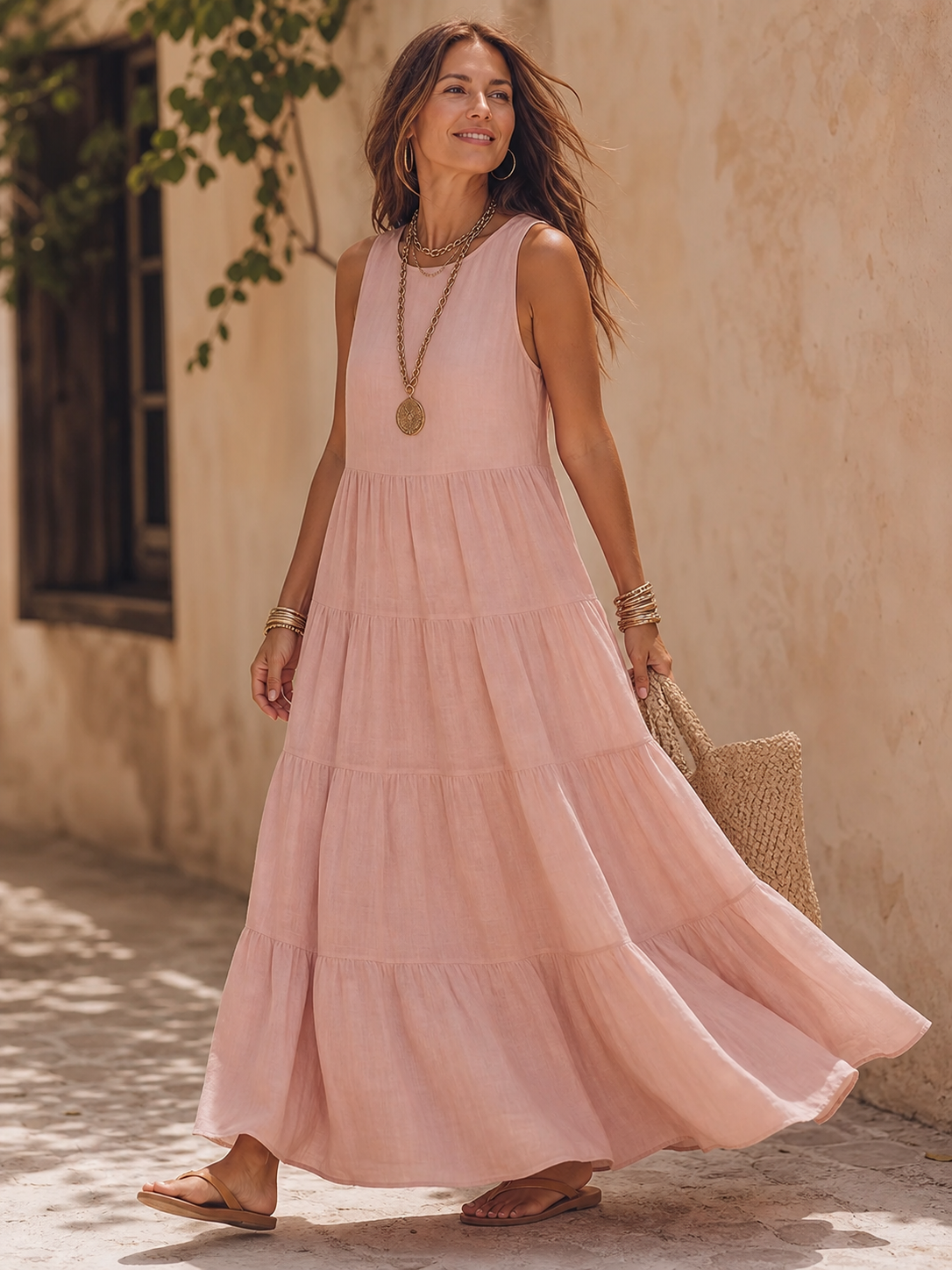 Larissa Pomilio™ Vestito traspirante per un'estate senza sforzo