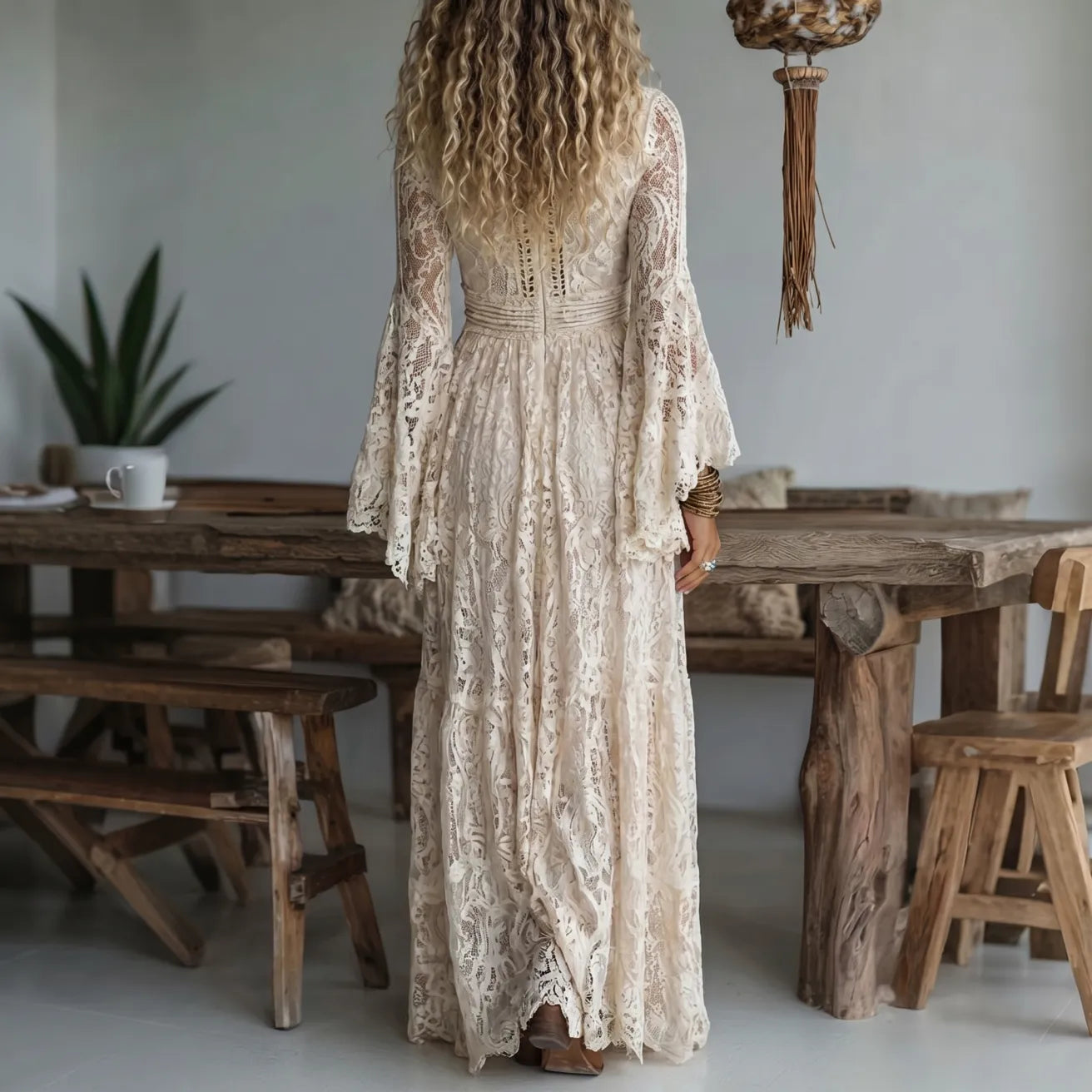 Laura Tafuro™ Abito maxi floreale elegante per le giornate calde