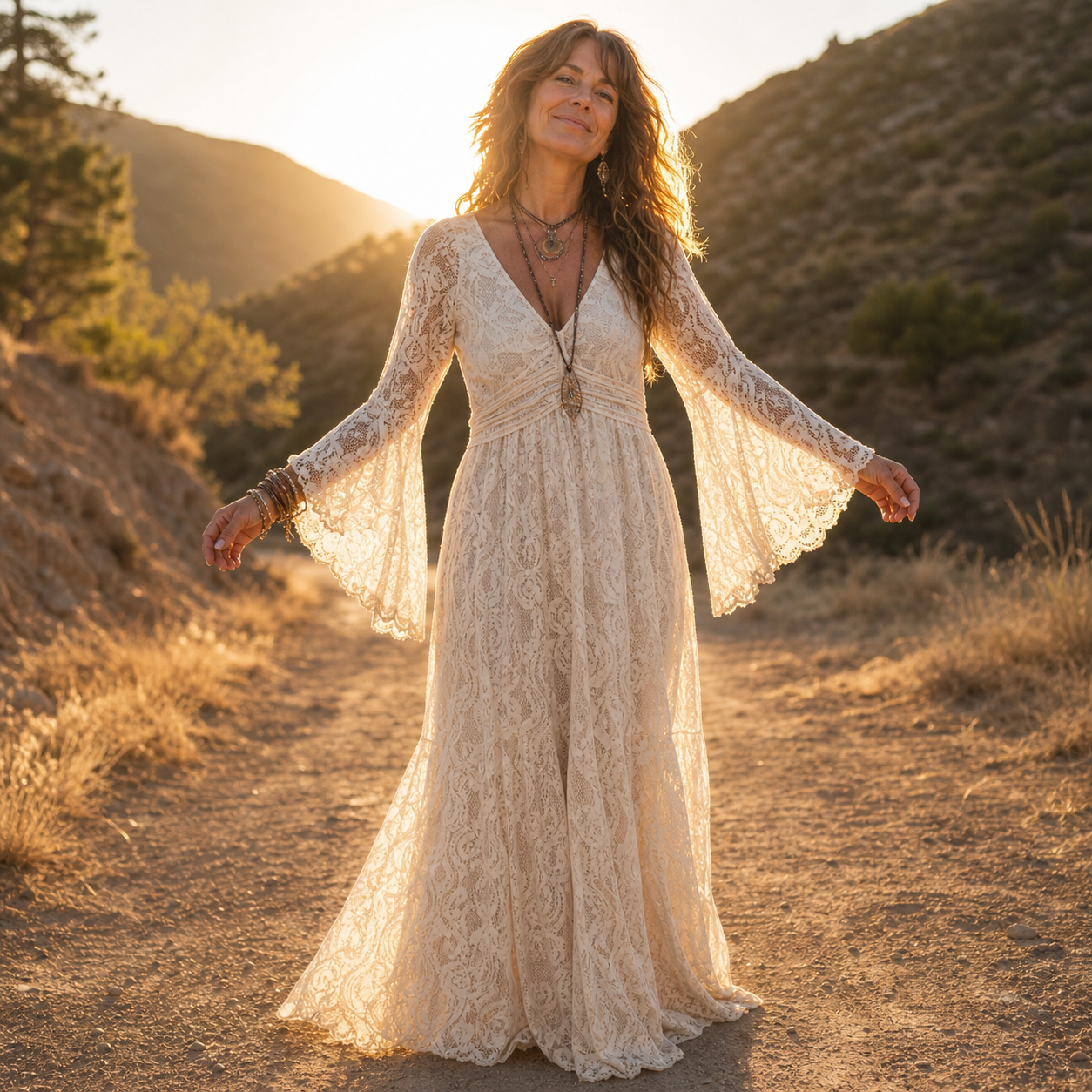 Laura Tafuro™ Abito maxi floreale elegante per le giornate calde